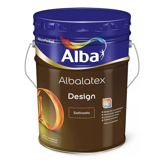 Alba Albalatex Satinado Interior Blanco 20 Litros - Pintura Látex Premium
