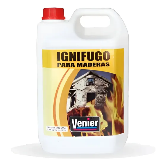 Venier Ignífugo Protector Antifuego Madera Interior 5 Litros
