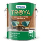 Barniz Tersuave Brillante Transparente para Maderas 4 Litros