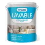 Pintura Látex Interior Lavable Tersuave Mate Blanco 4 Litros