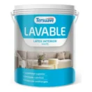 Pintura Látex Interior Lavable Tersuave Mate Blanco 4 Litros