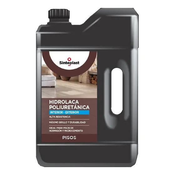 Sinteplast Recufloor Hidrolaca Poliuretánica Brillante 5 Litros