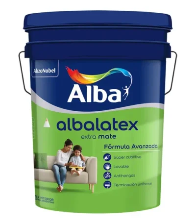 Alba Albalatex Pintura Látex Interior Mate Blanco 20 Litros