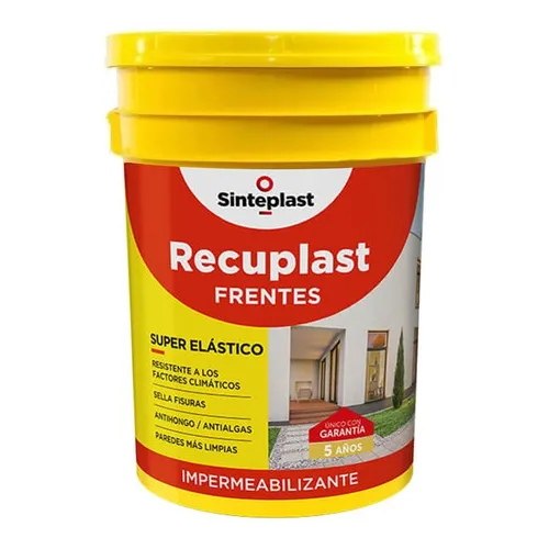 Recuplast Frentes Impermeabilizante Acrílico Blanco 20 Litros