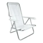 Reposera Silla Playera de Aluminio Plegable 8 Posiciones