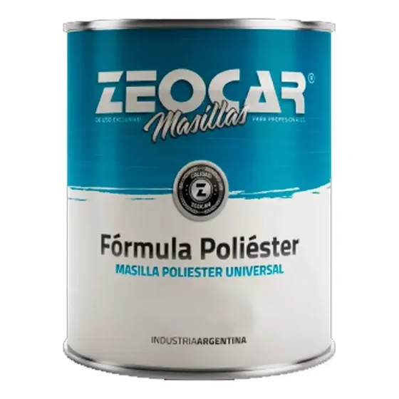 Zeocar Masilla Poliéster Plástica Relleno Frías 4 Kg
