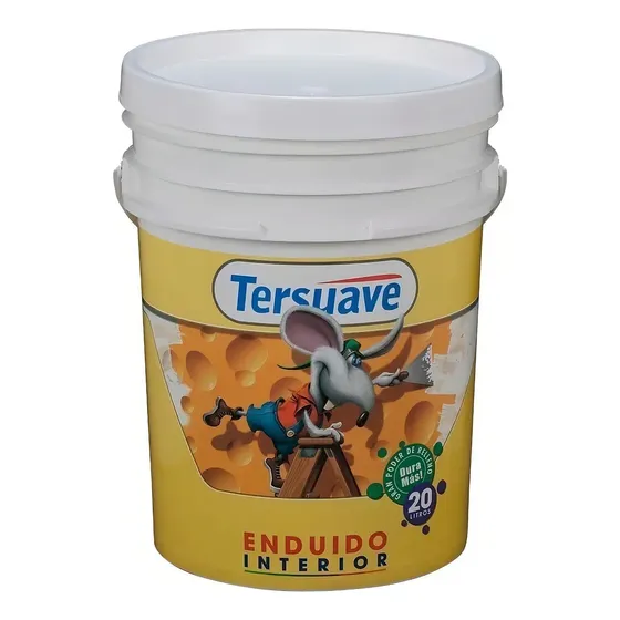 Tersuave Enduido Plástico Interior 20 Litros - Masilla para Paredes