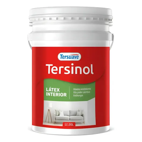 Tersinol Látex Interior Blanco 20 Lts - Pintura Premium