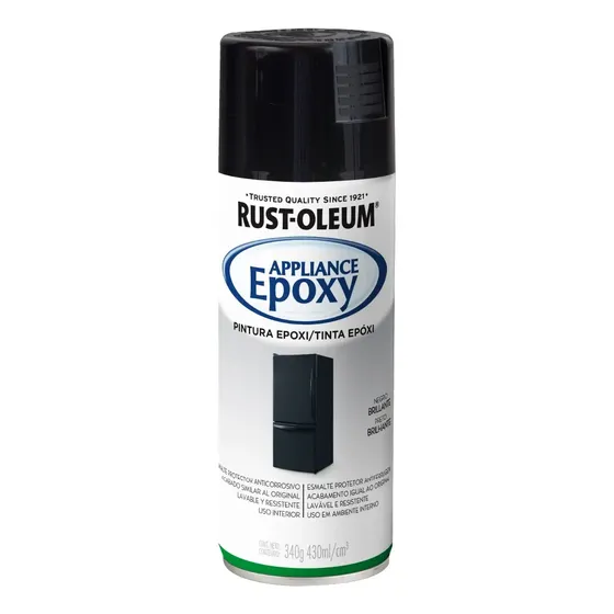 Rust-Oleum Appliance Epoxy Aerosol 430ml Negro para Electrodomésticos