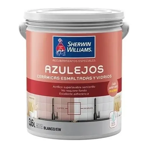 Sherwin-Williams Novacor Pintura para Azulejos Frías 3.6 Litros