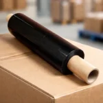 Film Stretch Negro 50cm Reforzado con Mango para Embalaje - Frias