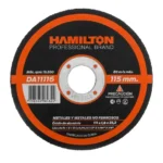 Hamilton Discos de Corte Abrasivos 115x1.6mm para Metales x25u