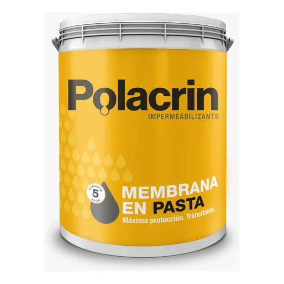 Polacrin Membrana Líquida en Pasta Impermeabilizante 20 Lts Blanco