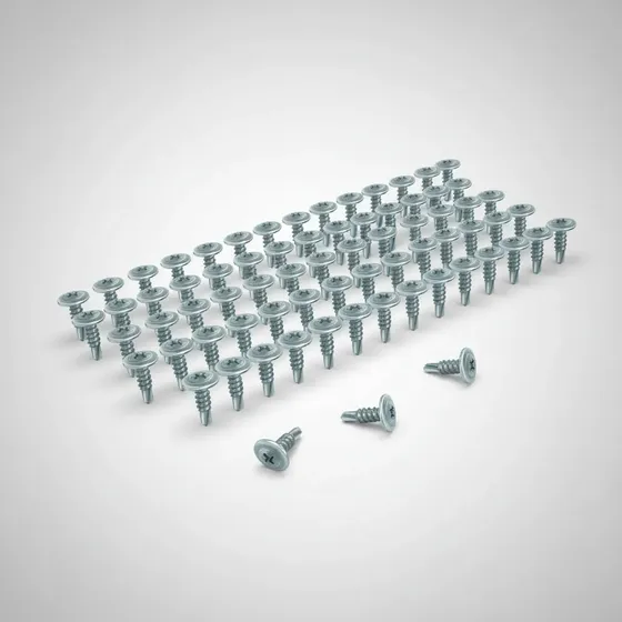 Tornillo Autoperforante T1 Punta Mecha 8x1/2 x 1000 Unidades