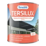 Tersuave Esmalte Sintético Antióxido Mate Negro 1 Litro Interior/Exterior