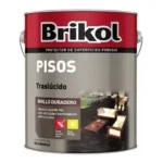 Brikol Protector de Pisos Negro Brillante 1 Litro
