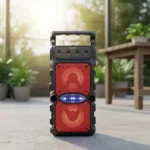 Kanji Fura Parlante Inalámbrico Portátil Bluetooth Radio FM Negro