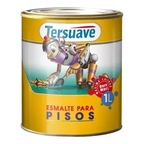 Tersuave Esmalte Sintético para Pisos Rojo 1 Litro
