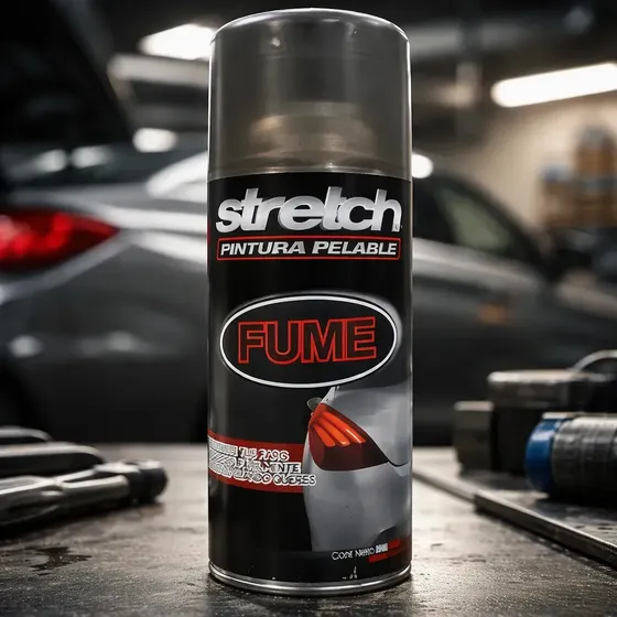 Vinilo Autoadhesivo Stretch Fume Negro para Polarizar Faros Traseros