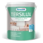 Tersuave Esmalte Al Agua Negro Satinado Interior Metal Madera 1L