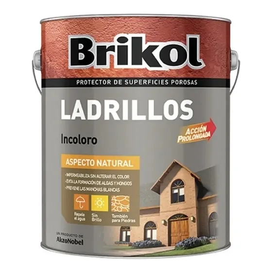 Brikol Protector Impermeabilizante Ladrillos 1 Litro Incoloro