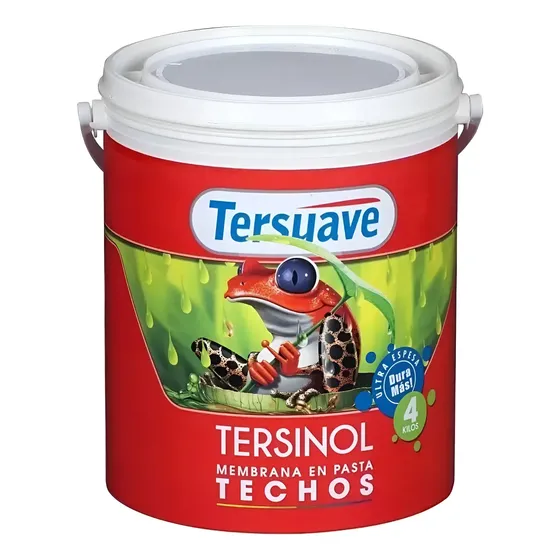 Tersinol Techos Membrana Poliuretánica Impermeabilizante 20kg Colores Fríos