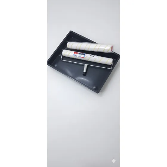 Kit Rodillo Antigota Profesional 44cm para Pintura con Repuesto y Bandeja