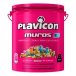 Plavicon Impermeabilizante Elastomérico Muros y Frentes Blanco 5kg