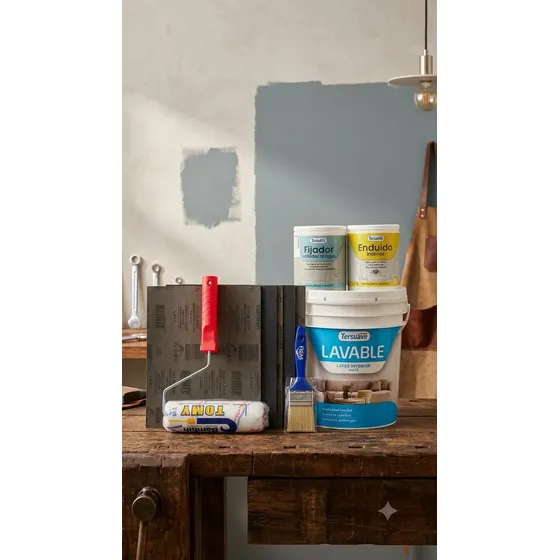 Tersuave Combo Pintura Látex Interior Exterior Blanco 20 Litros