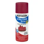 Rust-Oleum Pintura Aerosol Ultra Mate Rojo Ciruela para Madera y Metal