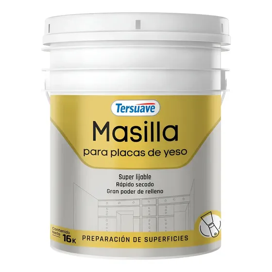Tersuave Masilla para Placa de Yeso Durlock 16 Kg