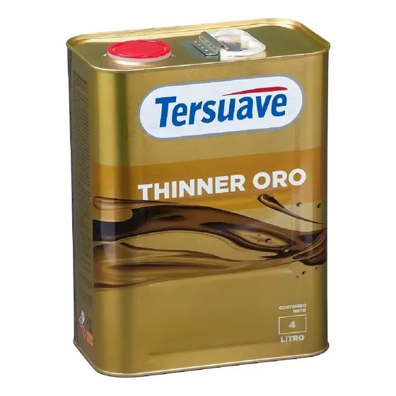 Thinner Tersuave Sello de Oro Diluyente para Pinturas 4 Litros