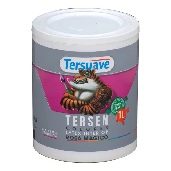 Pintura Látex Tersuave Tersen Mate Interior Rosa Mágico 1 Litro
