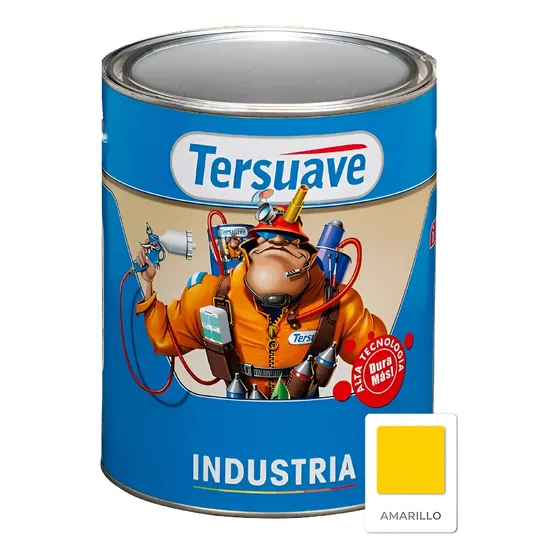 Tersuave Pintura Demarcación Vial Amarilla Mate 4 Lts Tránsito Intenso
