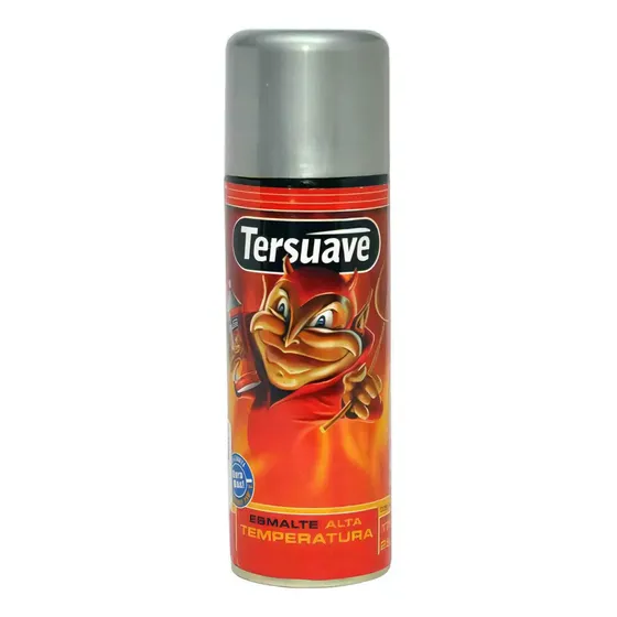 Pintura Aerosol Tersuave Alta Temperatura Aluminio 250cc - Protección Duradera