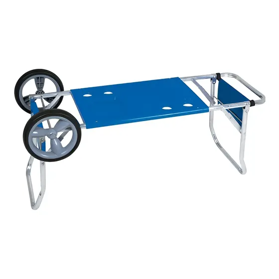 Mor Carrito Mesa Plegable 2495 Porta Sillas Aluminio